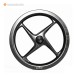 Ruedas de carbono 4 palos 16 pulgadas 349 perfil aerodinámico quad spoke brompton